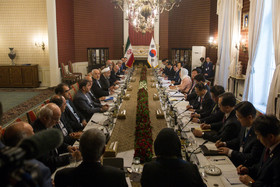 استقبال رسمی از رئیس جمهوری کره جنوبی 